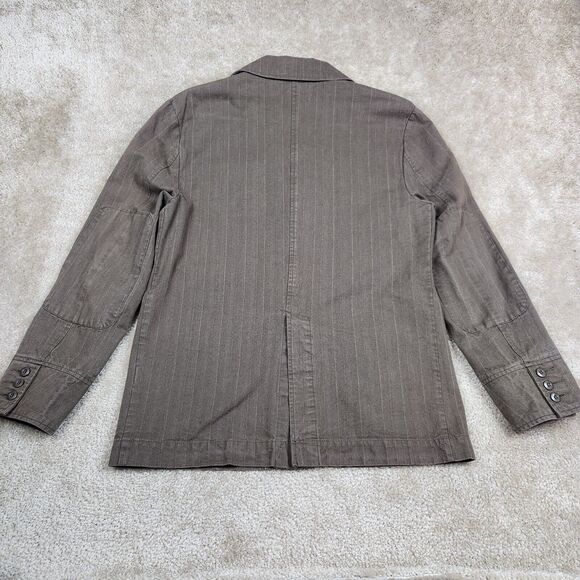 PX CUSTOM Jacket Small Brown Womens Button Up EUC - Picture 5 of 9